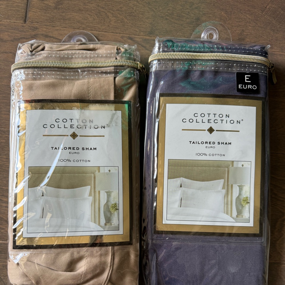 Tailored Sham - Brown and Gray